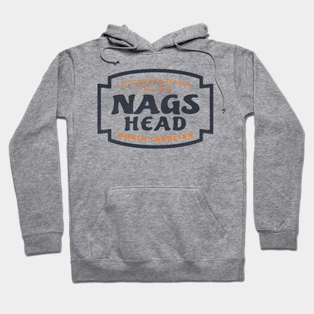 Nags Head, NC Summer Vacation Beach Trip Hoodie by Contentarama